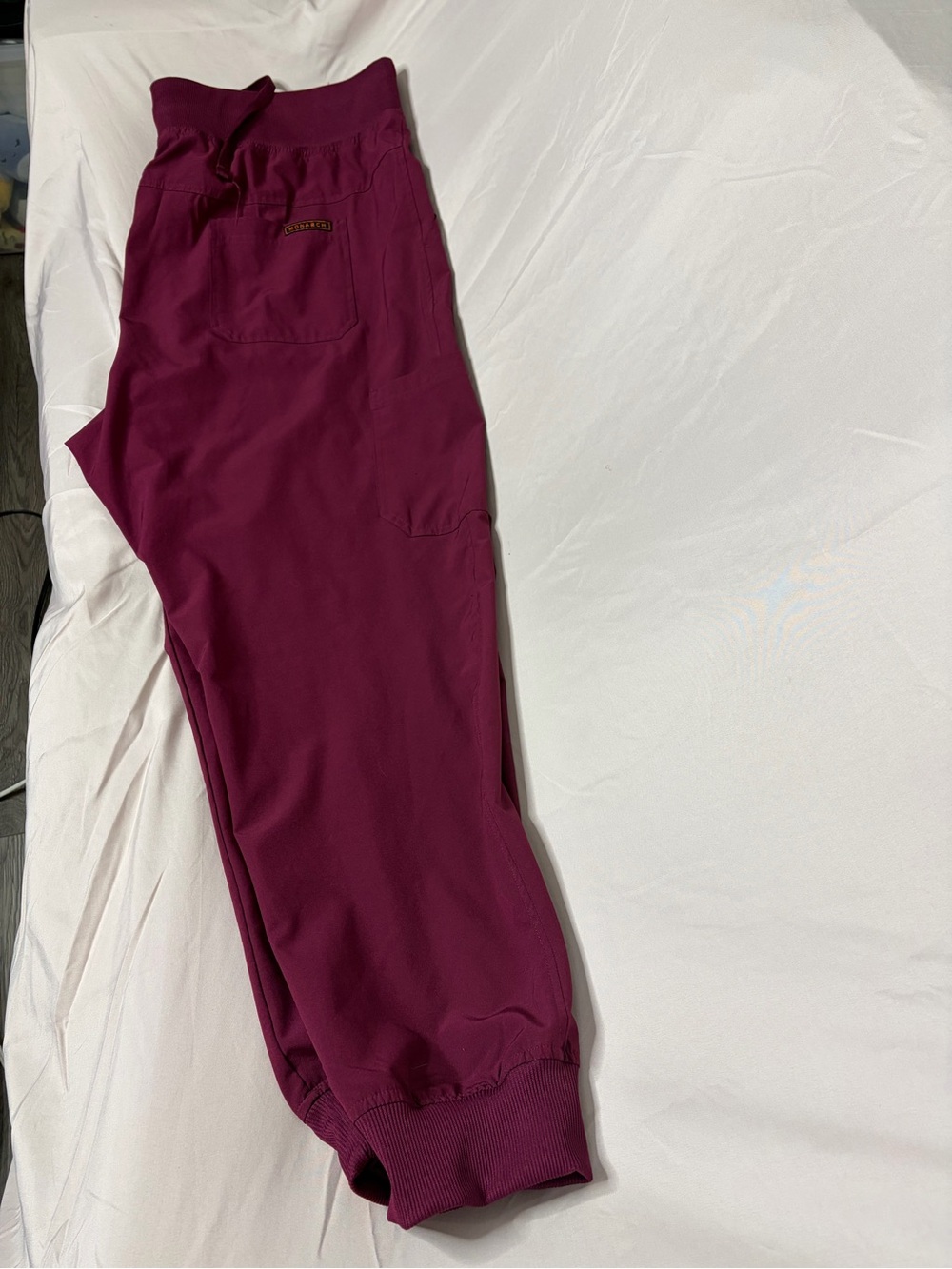 Plus Size Burgundy Women’s Scrub Pants - 2X